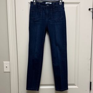 NIC+ZOE Dark Indigo Straight-Leg Jeans